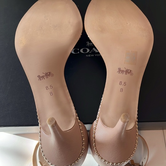 NWT COACH MAUDE SOFT MILLED LEATHER IN BEECHWOOD SIZE 8.5 - Picture 9 of 11